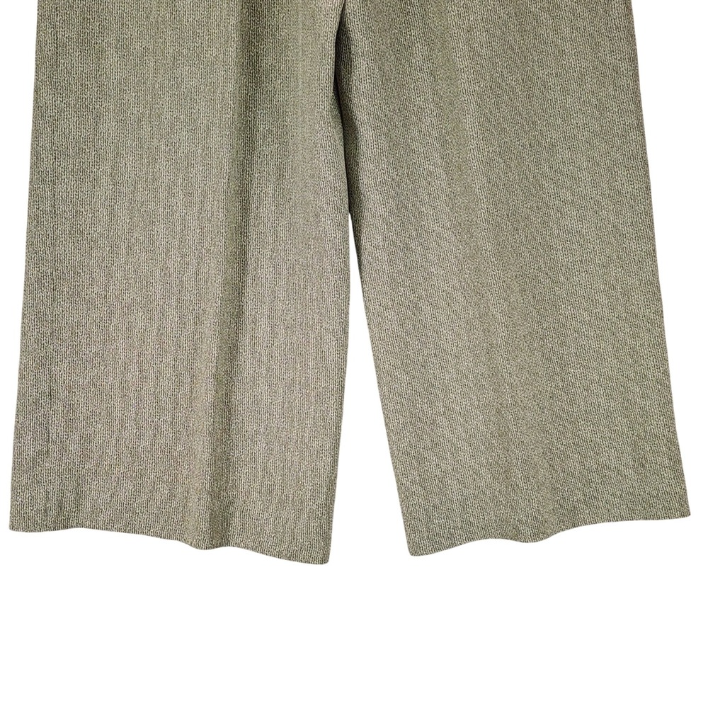 Vtg Escada Margaretha Ley Pant 26/27 Women Gold Metallic Wide Leg Pleats Germany - Picture 12 of 13